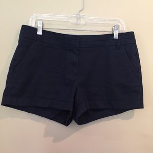 J.Crew Chino Navy Blue Shorts Size 8